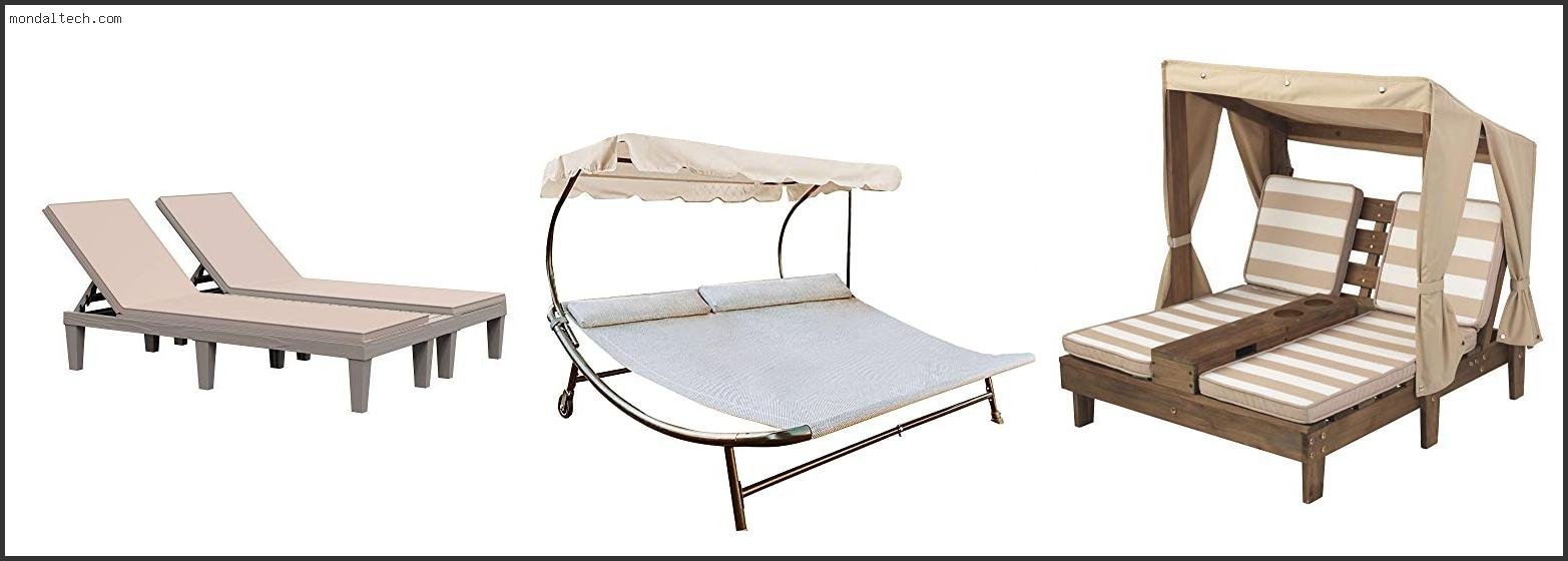 Best Outdoor Double Chaise Lounges